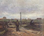 Vincent Van Gogh Outskirts of Paris (nn04) Sweden oil painting reproduction